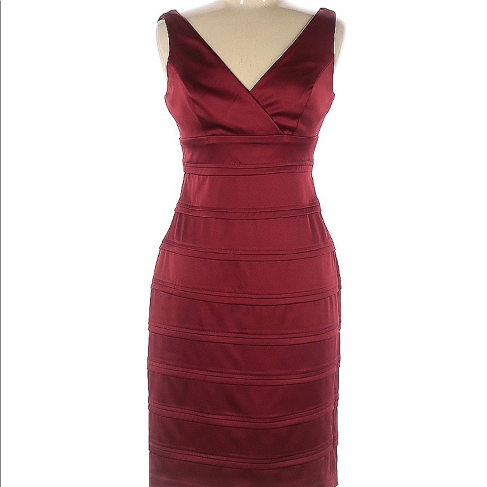 American living red Cocktail dress